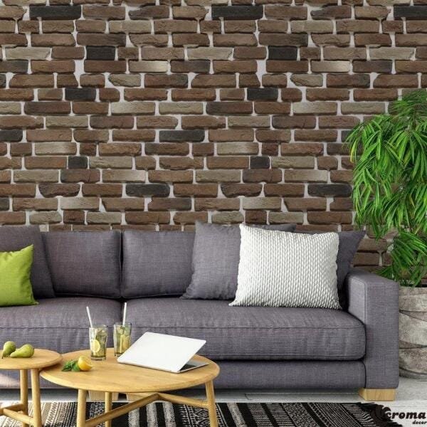 Papel de Parede Autoadesivo Tijolo 22 - 3,50M - 1