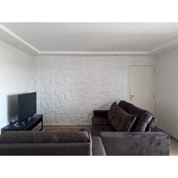 Revestimento Parede 3D Plastico Ilove3D Mod. Quadratto 9M² - 3