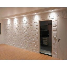 Revestimento Parede 3D Plastico Ilove3D Mod. Quadratto 9M² - 5