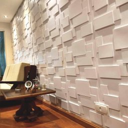 Revestimento Parede 3D Plastico Ilove3D Mod. Quadratto 9M² - 9