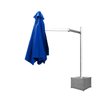 Ombrelone Lateral Azul Royal - 2,40m de Diâmetro - em Alumínio - Base Cachepô - Persianet - 4
