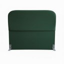 Ver imagem 5 de Cabeceira Queen 160cm Orgânica MDF Estofada Veludo Verde Click Home