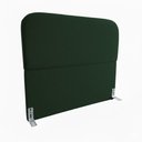 Ver imagem 1 de Cabeceira Queen 160cm Orgânica MDF Estofada Veludo Verde Click Home