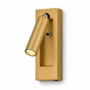 Ver imagem 1 de Arandela de Cabeceira Leitura Nobre Read Classic Sobrepor Gold 3W 3000k