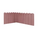 Ver imagem 1 de Cabeceira Painel Cama Casal Box Nuvem Suede Sandy 140 cm:Rosê
