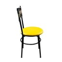 Ver imagem 5 de 2 Cadeiras Pretas para Cozinha Viena Cappuccino Premium:Amarelo