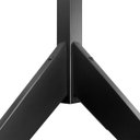 Ver imagem 5 de Mancebo de Madeira com Araras de Roupas e Bolsa para Quarto Resion Cabideiro Reticulado Preto