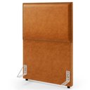 Ver imagem 3 de Cabeceira Box Solteiro com Tachas 100 Cm Vicenza L02 Couríssimo Canela - Lyam Decor