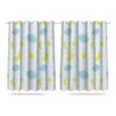 Ver imagem 4 de Kit Cortina + 3 Capas Almofadas Infantil Nuvem Azul Mod 05