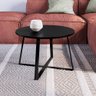 Mesa de Centro com Pés Metálicos 60x60cm 27948 Artesano - Preto - 1