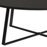Mesa de Centro com Pés Metálicos 60x60cm 27948 Artesano - Preto - 3