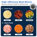 Ver imagem 3 de Amzchef Processador de Alimentos Elétrico 500w com Tigela de Aço (12 Copos)