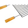Grelha de Churrasco Aço Inox Barras 8 mm - Monthez – 50X40 - 3