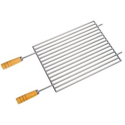 Grelha de Churrasco Aço Inox Barras 8 mm - Monthez – 50X40 - 1
