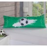 Capa Travesseiro de Corpo Gigante 1,45 X 0,45 Fronha Futebol - 2