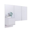 Ver imagem 2 de Cabeceira Solteiro Zurique 1 Porta Branco - Art In Móveis