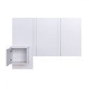 Ver imagem 3 de Cabeceira Solteiro Zurique 1 Porta Branco - Art In Móveis