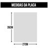 Placa - Recomendações Covid-19, Coronavirus 27x35 - 2