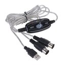 Ver imagem 6 de Cabo Adaptador Conversor Áudio Midi Interface Usb Suporte