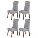 Ver imagem 5 de Kit Mesa de Jantar Palace Mel com 4 Cadeiras Cristal