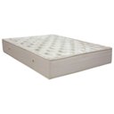 Ver imagem 2 de Cama Box Baú Casal Colchão Molas Bonnel Ortobom Hotelaria Nanolastic Orthotel Superluxo + Base Crc
