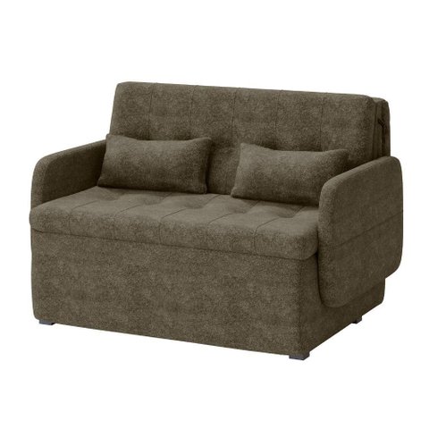 Sofá Cama 2 Lugares Casal 1,30 Mts Pompeia Sissy Matrix Cor:chenile Prime Marrom