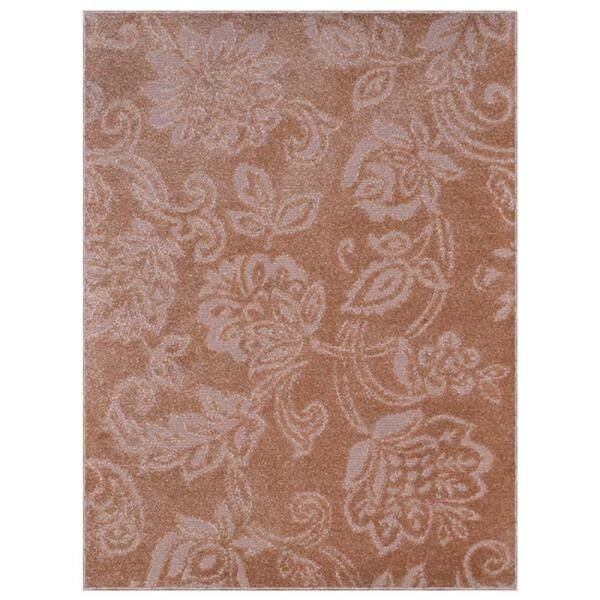 Tapete para Sala Realce Jardim 72 Bege 2,50x3,00M - J Serrano - 1