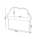 Ver imagem 4 de Cabeceira Cama Box Solteiro 90 cm Celeste Bouclê B05 - D'Rossi
