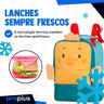 Lancheira Térmica Infantil Bolsa Escolar Menina Marmita Criança Ajustáveis Creche Para Mochila Compa - 2