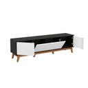 Ver imagem 6 de Rack Kappesberg 3 Portas 3d Preto Fosco-branco 180cm
