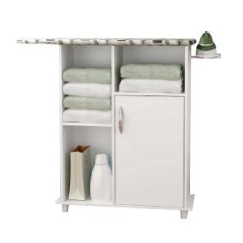 Tábua de Passar Roupa com Gabinete Florence Notável Branco