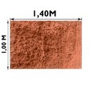 Ver imagem 7 de Tapete Felpudo Sala Quarto e Escritório Antiderrapante Fofo Casa Dona 100x140cm Caramelo