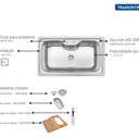 Ver imagem 2 de Cuba De Sobrepor Tramontina Morgana Maxi 78 Fx Em Inox Aceti