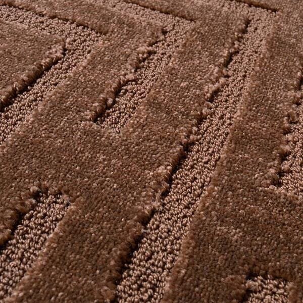 Tapete para Sala Realce Eden 79 Caramelo 1,00x1,50M - J Serrano - 3