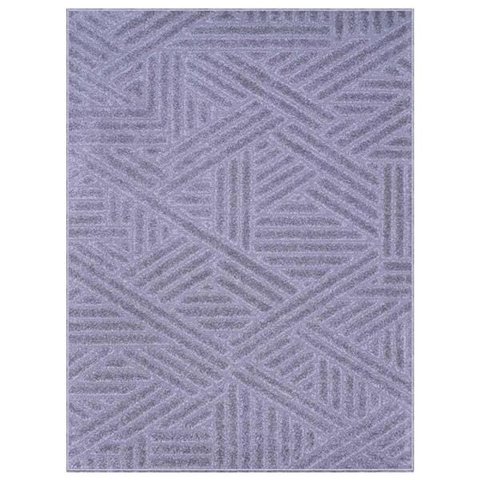 Tapete para Sala Realce Trama 51 Cinza 2,00x2,50M - J Serrano