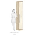 Ver imagem 4 de Guarda-roupa Modulado 1 Porta 4 Prateleiras 38cm Master Luciane Móveis