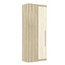 Ver imagem 1 de Guarda-Roupa Canto Reto Modulado 1 Maleiro 2 Cabideiros 90cm Master Luciane Móveis