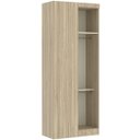 Ver imagem 2 de Guarda-Roupa Canto Reto Modulado 1 Maleiro 2 Cabideiros 90cm Master Luciane Móveis