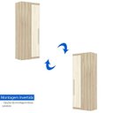 Ver imagem 6 de Guarda-Roupa Canto Reto Modulado 1 Maleiro 2 Cabideiros 90cm Master Luciane Móveis