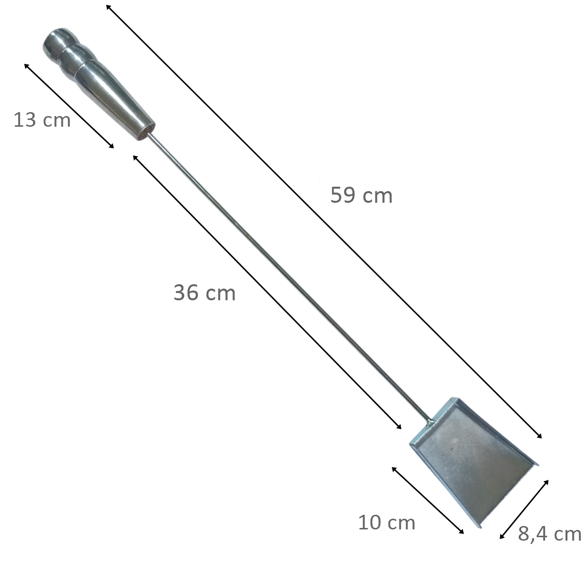 KIT LIMPEZA DE CHURRASQUEIRA RASTELO DE BRASA E PA 59 CM - 4