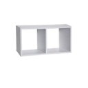 Ver imagem 1 de Nicho Duplo 40 X 20 X 20 Em Mdf - Branco