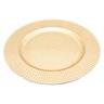 Sousplat de Plástico Primer Dourado 33cm - Lyor - 2