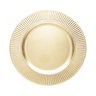 Sousplat de Plástico Primer Dourado 33cm - Lyor - 1