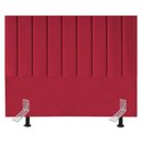 Ver imagem 1 de Cabeceira Cama Casal Queen Size 160 Cm Eloá Suede e Frame Vermelho
