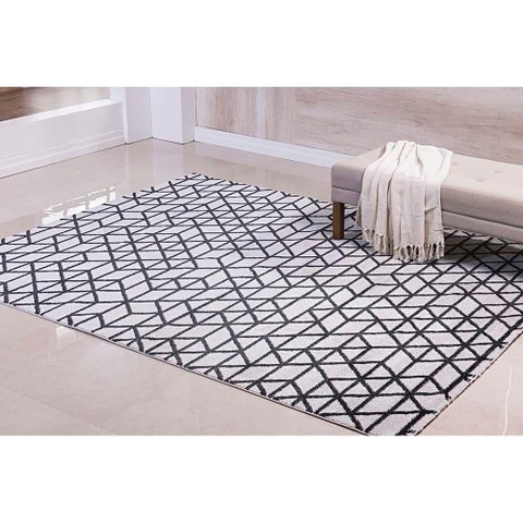Tapete para Sala Bilbao 15 Cinza 2,50X3,50M - Niazitex