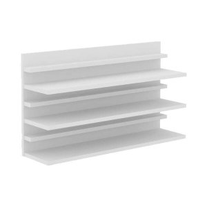 Sapateira 3 Prateleiras Suspensa Em Mdf - Branco