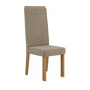 Ver imagem 6 de Conjunto 6 Cadeiras para Sala de Jantar Nice Espaldar Marrom/Mel/Caramelo