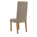 Ver imagem 5 de Conjunto 6 Cadeiras para Sala de Jantar Nice Espaldar Marrom/Mel/Caramelo