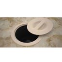 Ver imagem 2 de Lixeira Embutir Arquitech 27x27 8l Redonda Bege 050704001