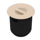 Ver imagem 1 de Lixeira Embutir Arquitech 27x27 8l Redonda Bege 050704001